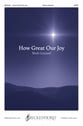 How Great Our Joy SSATB choral sheet music cover